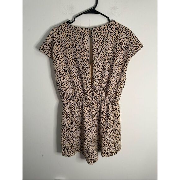 She and Sky Leopard Print Romper L - Picture 7 of 10